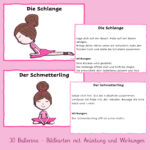 Yogakarten Ballerina Kinder