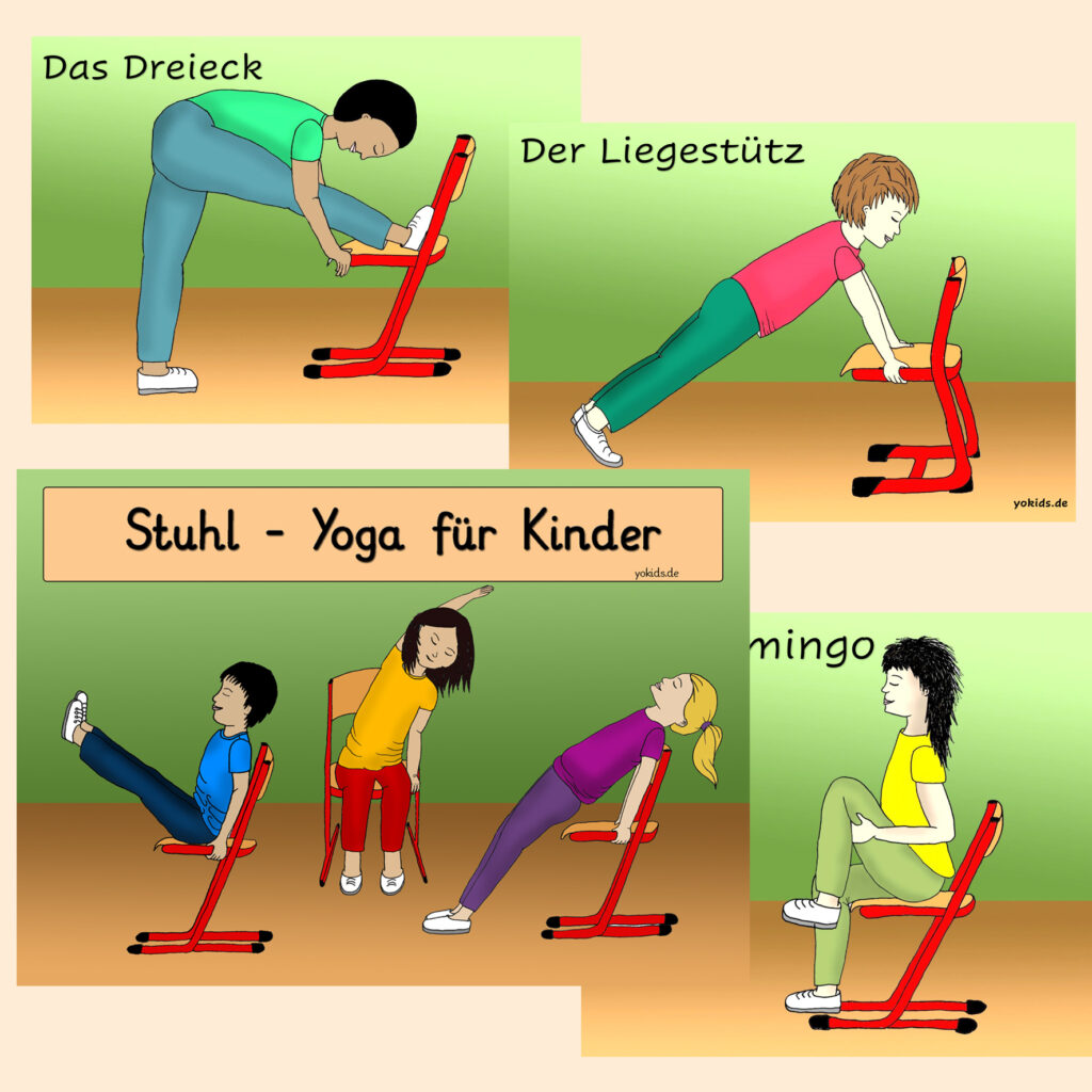 Stuhlyoga Bildkarten