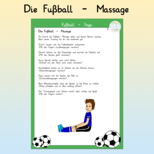 Fußball Massage