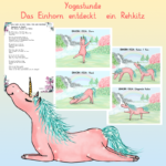 Yogastunde - Das Einhorn entdeckt ein Rehkitz