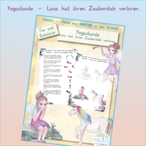 Yogastunde Fee Einhorn