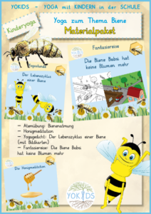 Yogamaterial Biene