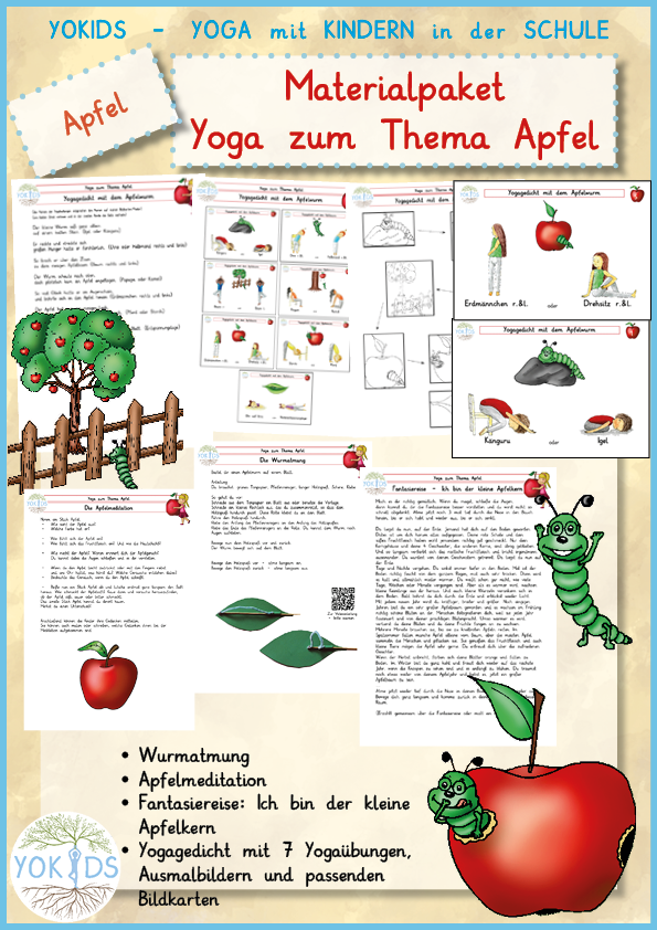 Kinderyoga Apfel
