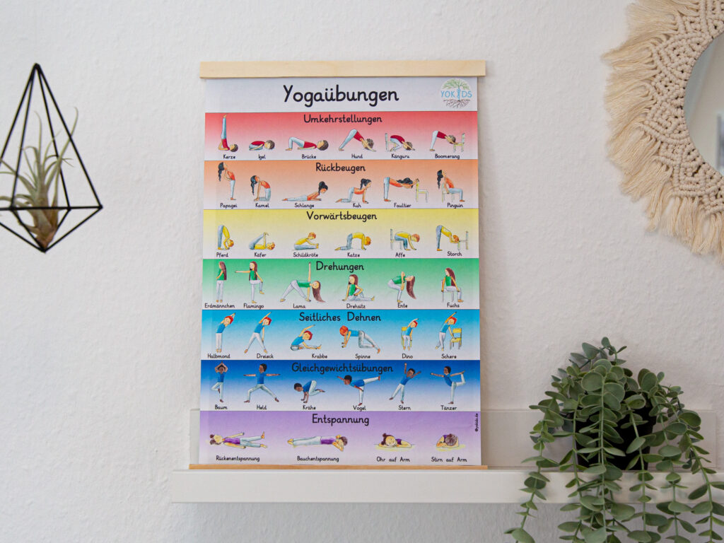 Kinderyoga Poster