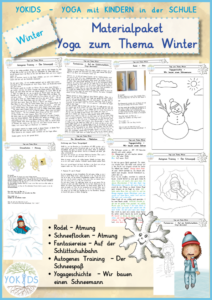 Materialpaket - Yoga zum Thema Winter