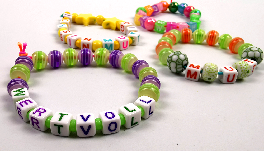 Affirmationen Armband Mut