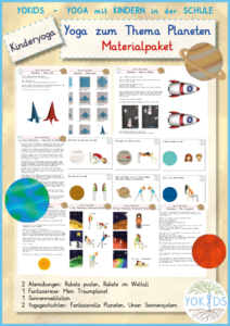 Materialpaket Yoga zum Thema Planeten 