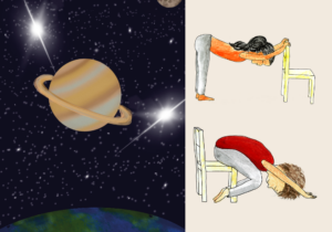 Yoga zum Thema Planeten