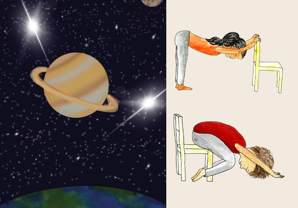 Yoga zum Thema Planeten
