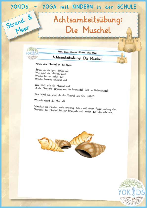 Achtsamkeit mit der Muschel