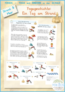 Yogastunde - Ein Tag am Strand