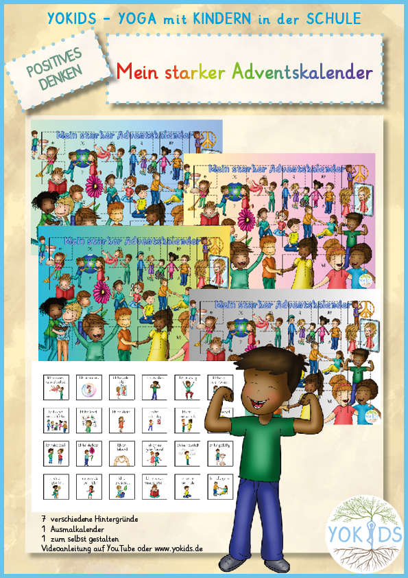Adventskalender für Kinder zum ausdrucken