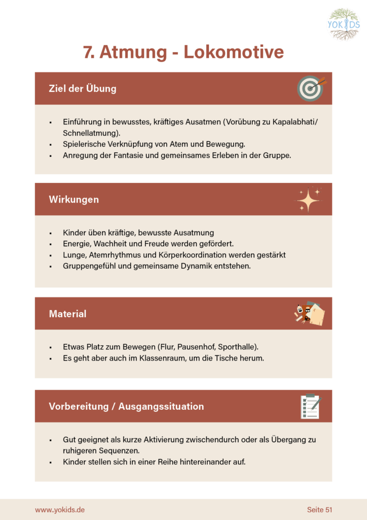 Yoga in der Grundschule - Workbook NEU6