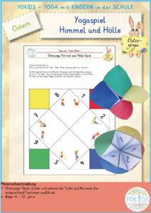 Yogaspiel: Himmel und Hölle zu Ostern