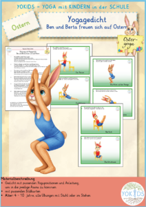 Yogagedicht „Ben und Berta freuen sich auf Ostern“