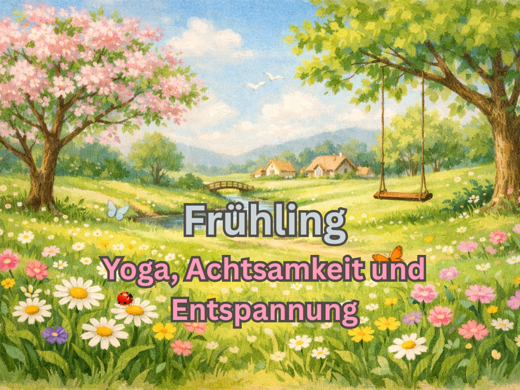 Yoga im Frühling Achtsamkeit und Entspannung Material